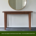 🪵 Handcrafted Solid Wood Console Table – Introductory Offer ✨